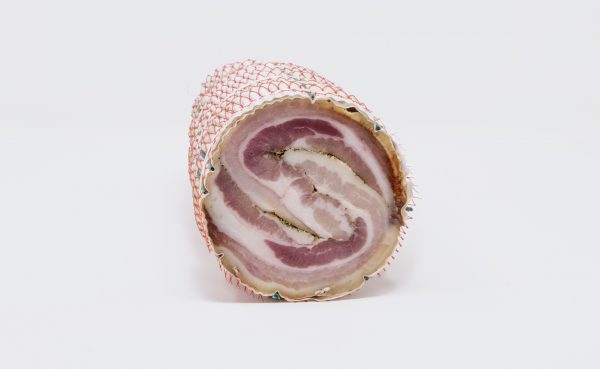 Pancetta enrollada sin piel