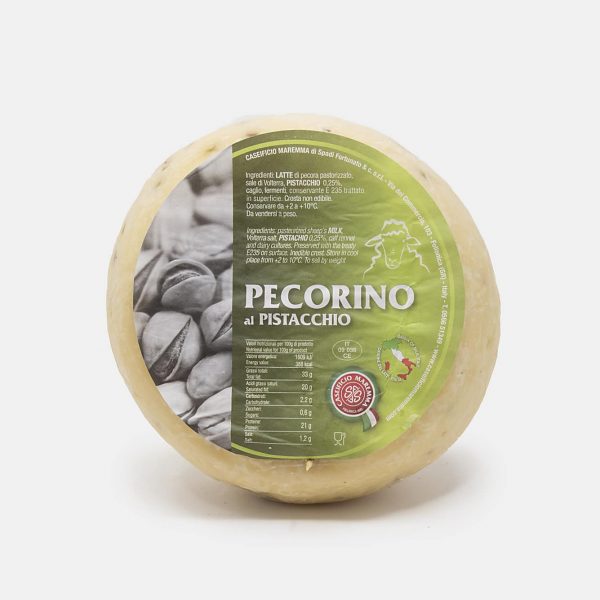 Pecorino(queso de oveja) al Pistacho de Bronte DOP