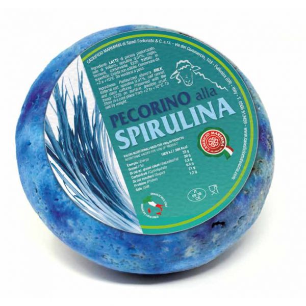 Pecorino(queso de oveja) con Espirulina